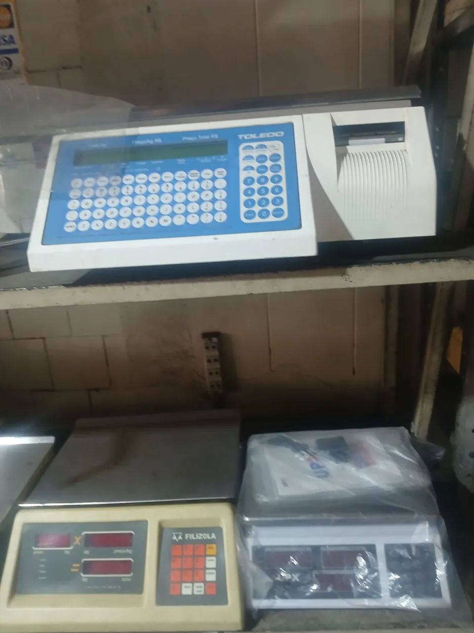Balança eletrônica cl ou sem etiqueta e de plataforma 