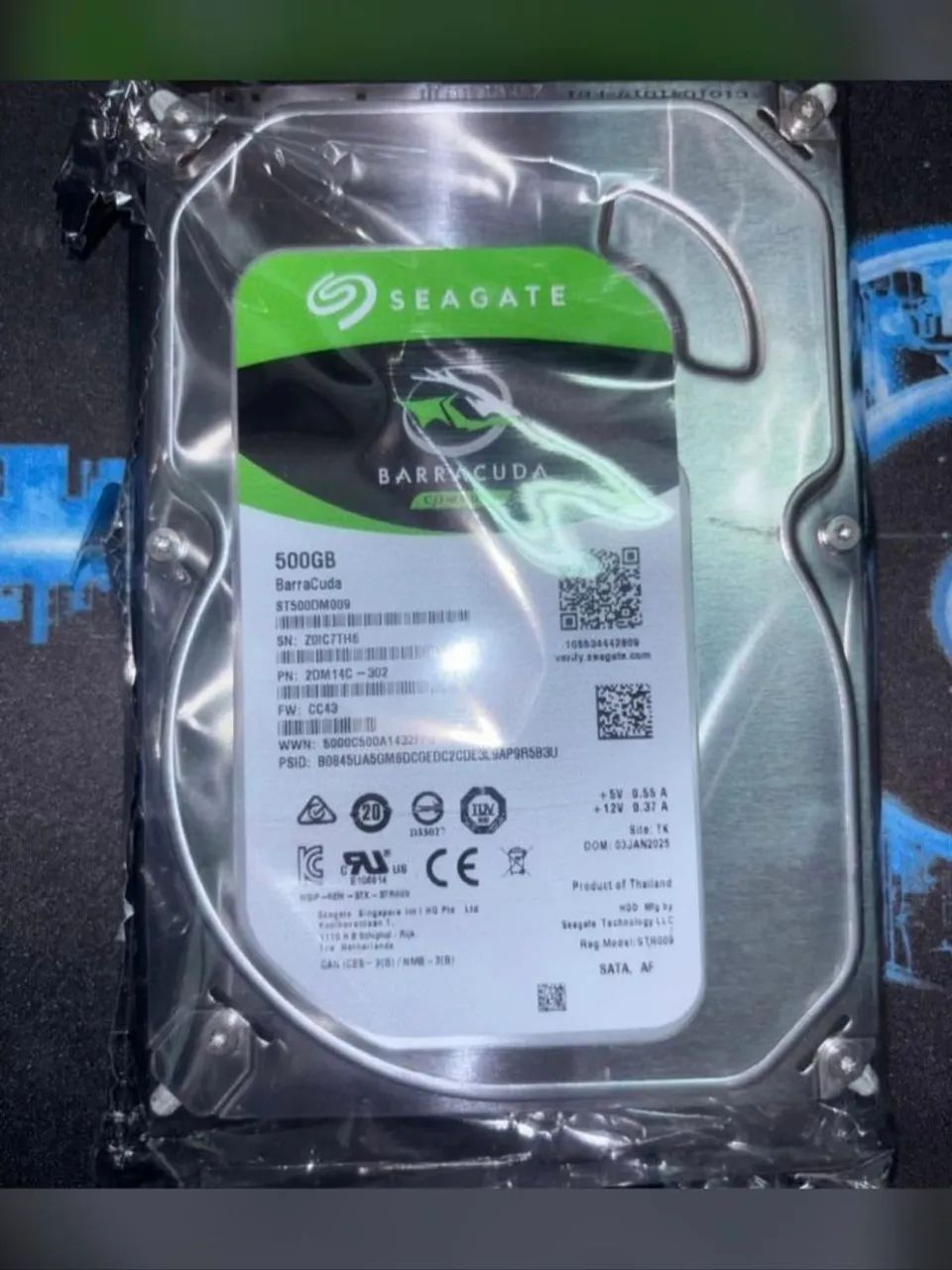 HD Seagate BarraCuda 500GB - Foto 2