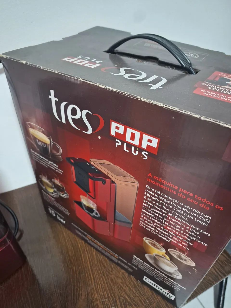 Cafeteira pop plus 3 corações 
