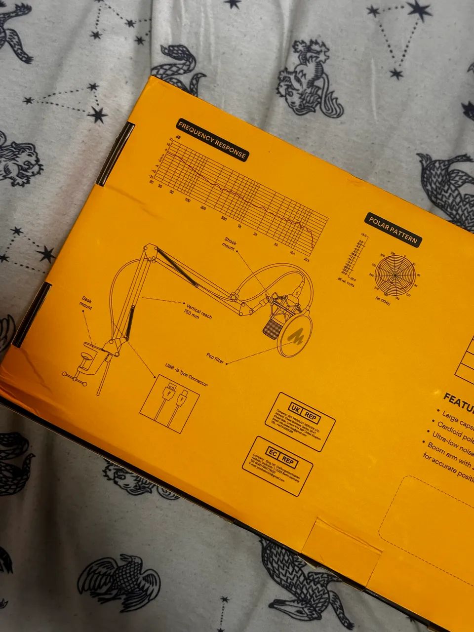 MICROFONE DE MESA MAONO KIT AU-A04 - Foto 3