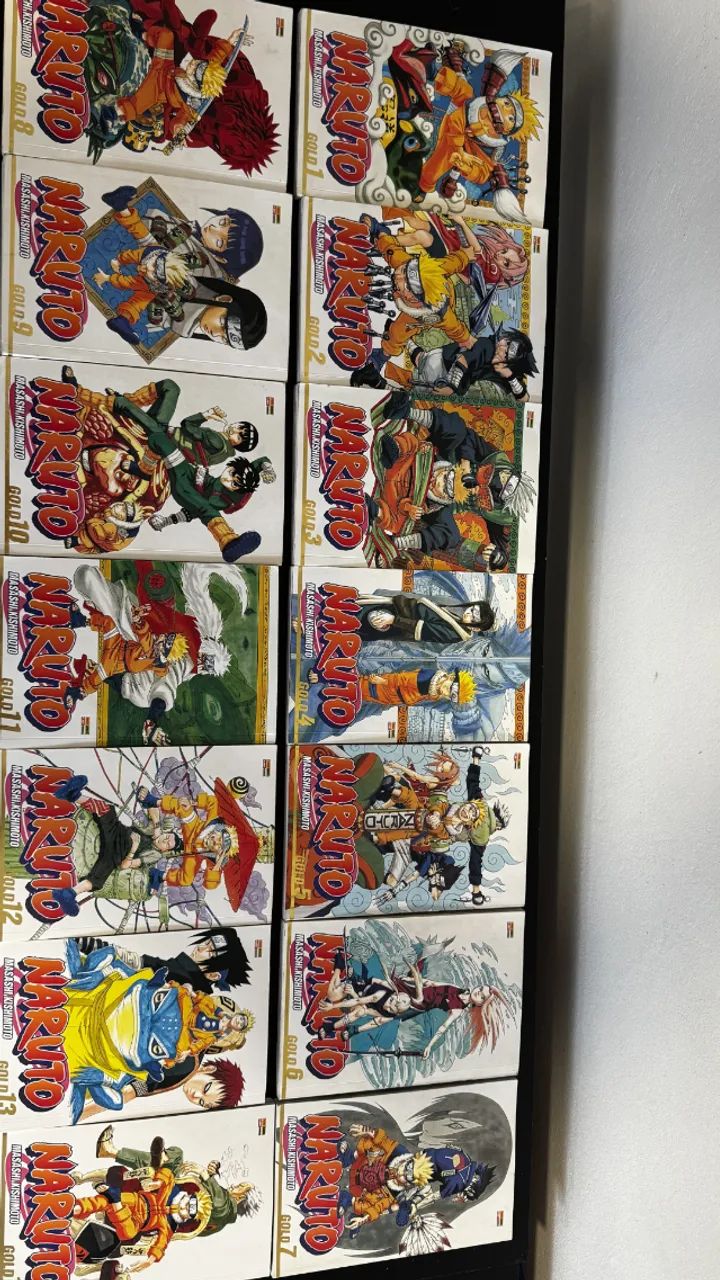 Coleção mangá Naruto clássico completa