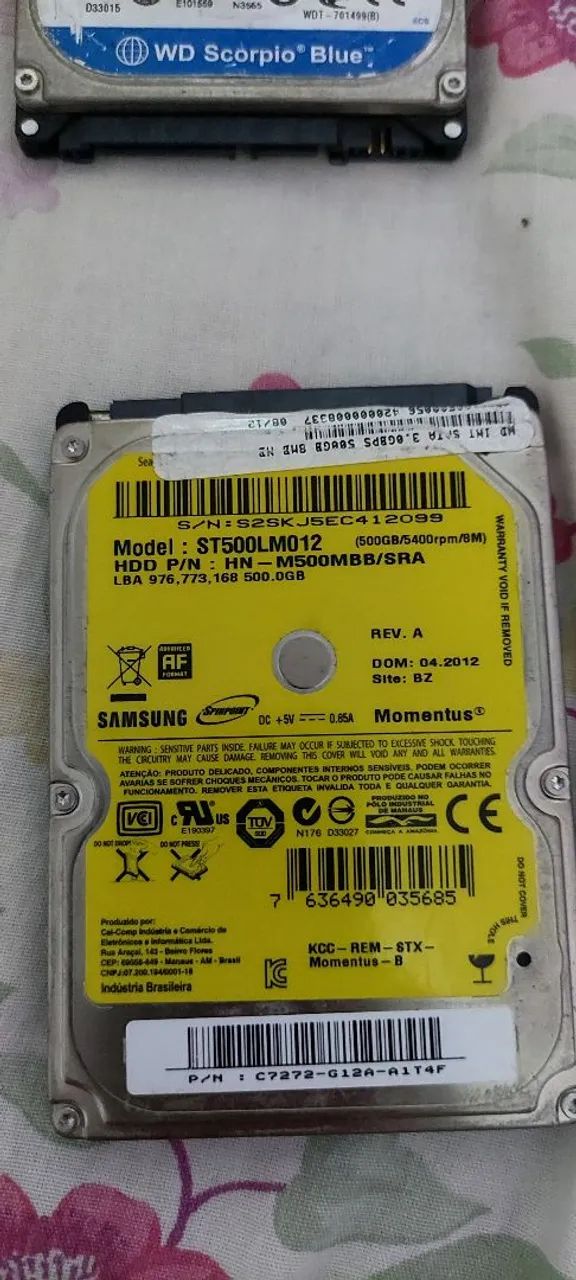 HD e memória DDR3 notebook  - Foto 5
