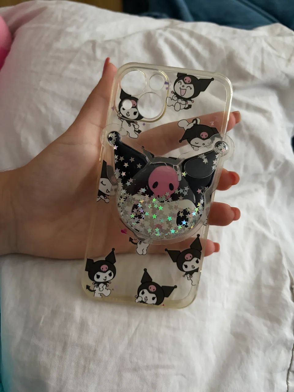 Capinha Iphone 13 | Kuromi (Hello Kitty,  Sanrio)