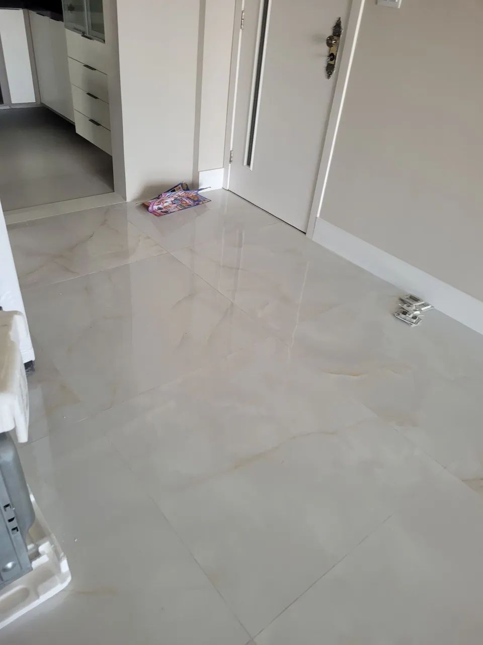 Instalação de rodapés 