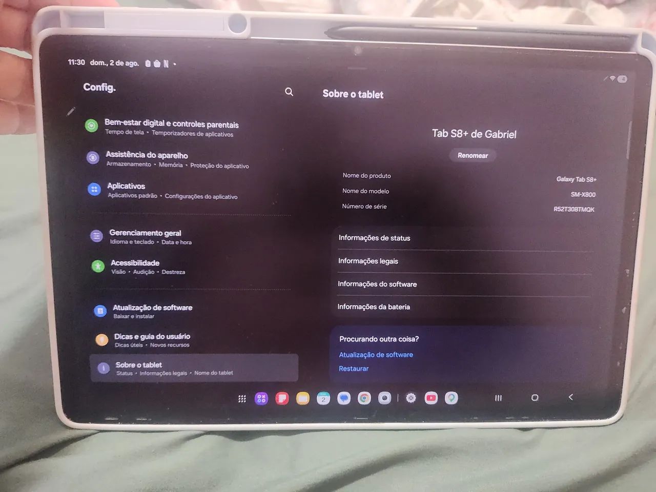 Vendo tablet Samsung S8 plus - Foto 4