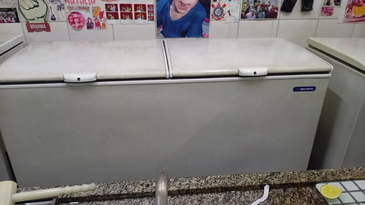 Freezer branco 