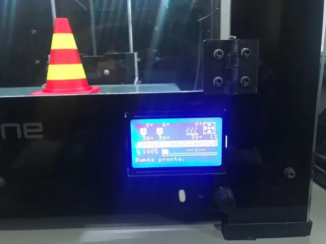 Impressora 3D com 2 extrusores, display com comandos, cabine ZWHZ  Vendo Impressora 3D Mac - Foto 3