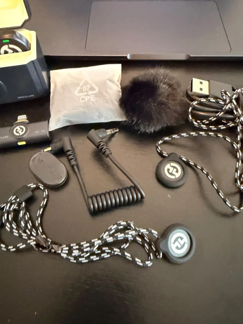 Microfone Hollyland Lark M2 Combo - Estado de Novo - USB-C, Lightning e Câmera - Foto 3