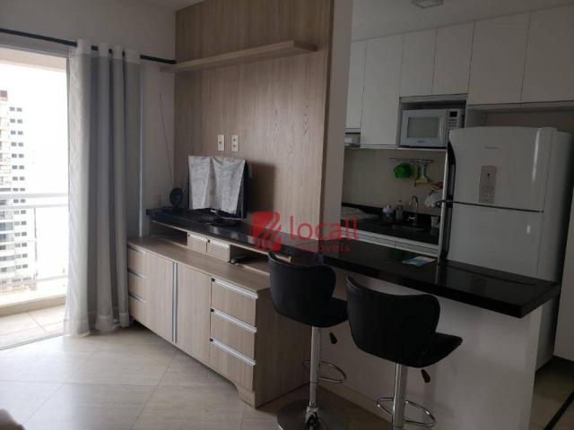 Apartamento com 1 dormitório para alugar, 40 m² por r$ 1.500,00/mês - jardim novo mundo -