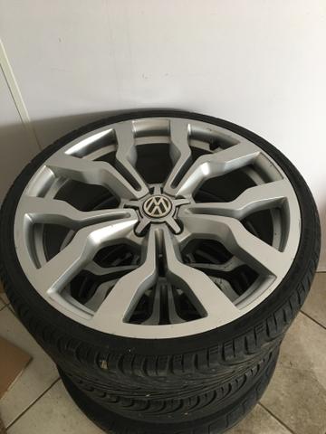 Rodas 20 com pneu - Foto 4
