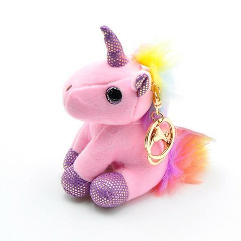 Chaveiro Unicórnio De Pelúcia Plush Fofinho E Charmoso