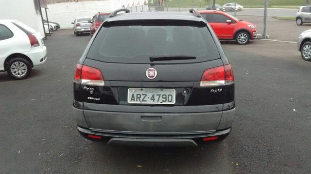 FIAT PALIO WEEKEND ELX NOVA SÉRIE 1.4 8V FLEX Preto 2009/2010 - Foto 10
