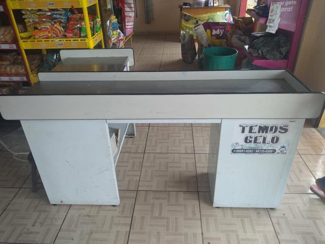 Caixa de supermercado novo