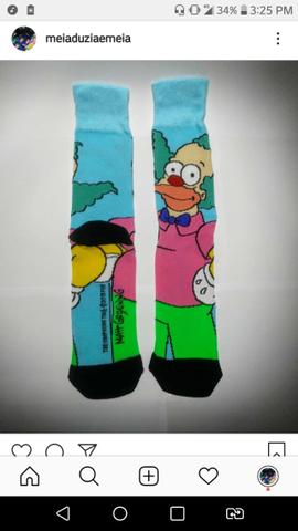 Meias Estampadas Novas