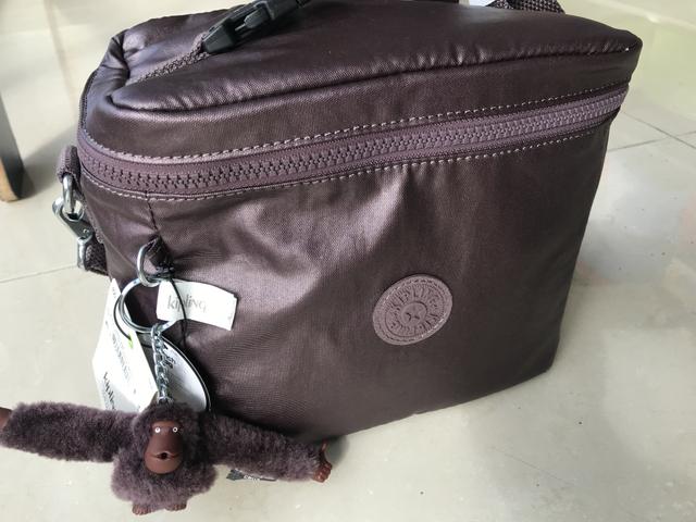 Lancheira térmica Kipling Original metalizada