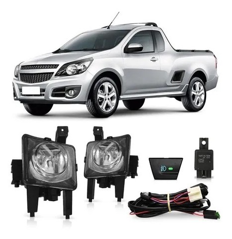 Kit Farol Milha Auxiliar Agile Montana 2009/ - Foto 2