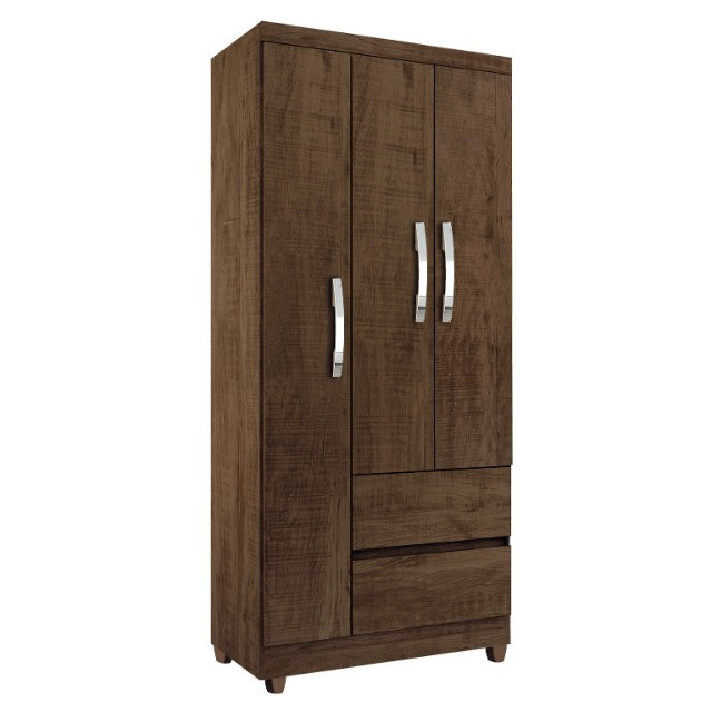 Roupeiro Lisboa 3 portas e 2 gavetas (TM/IR/SM) - Foto 3