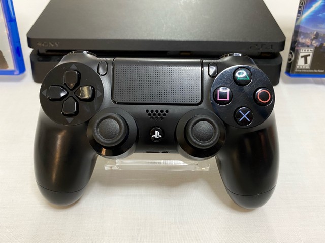 Ps4 Slim 500gb Prata Seminovo + 2 Jogos Garantia E Nota