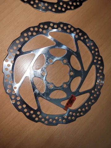 Par de Discos Rotor Shimano SM-RT56-S (praticamente novo) - Foto 2