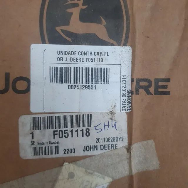 Forwarder John deere módulo controle do ar condicionado novo original f051118 - Foto 2