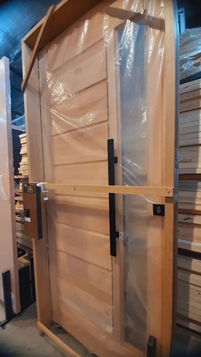 Porta Maciça BBB Com Puxador 90x210 - Foto 4