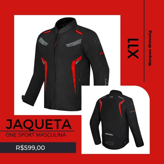 Fashion jaqueta x11 one masculina