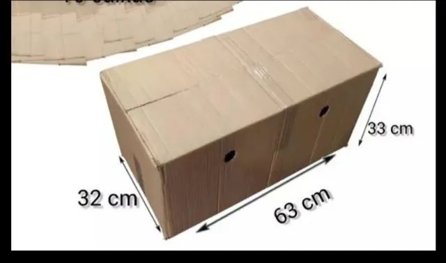 Caixas de papelão Grandes, ideal para mudanças e transportes.Valor R$2,00 a unidade.  
