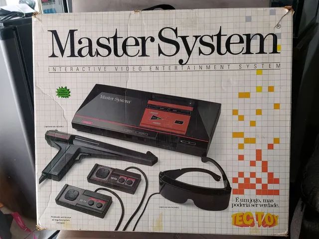 Master System 1 na caixa e Mega Drive Japonês na caixa 