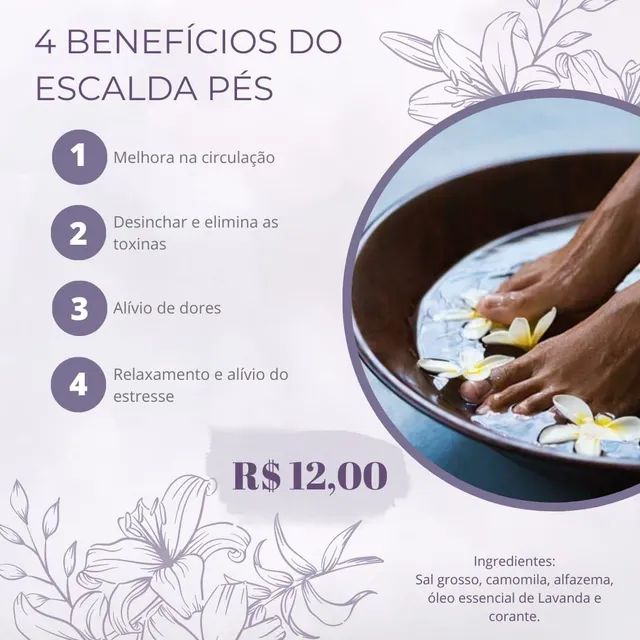 Chinelo Terapêutico e Escalda Pés - Foto 2