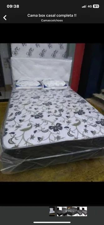 290!! Cama box casal completa!! Receba em sua casa 