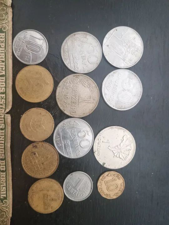 Moedas antigas e cédulas  - Foto 6