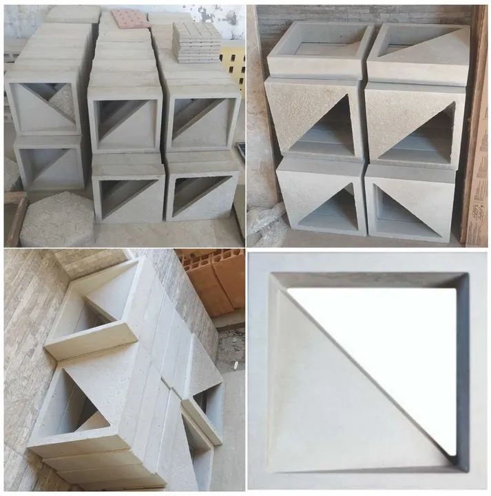 Cobogó triangular 30 x 30  - Foto 4