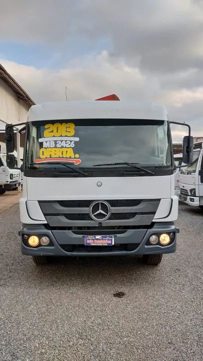 MBENZ ATEGO 2426  MUNCK GUINDASTE MADAL PALFINGER PKB 15 500 - Foto 2