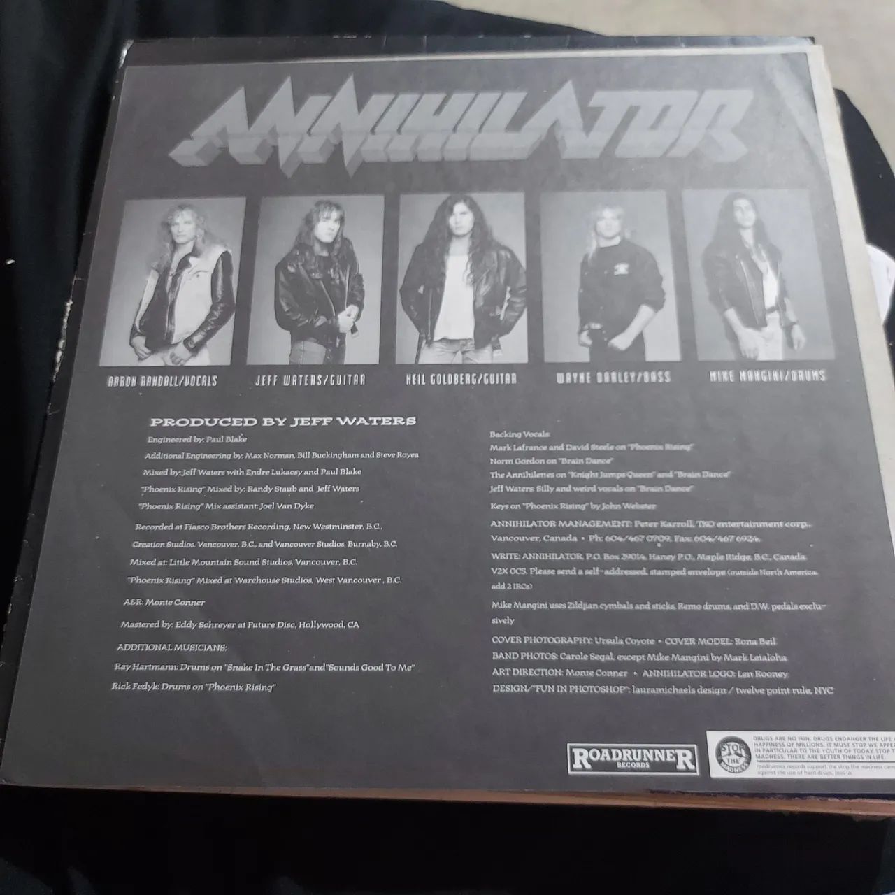 Somente Encarte Annihilator Set world on fire