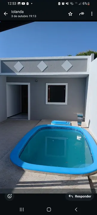 Vendo casa localizada em Paracuru.ce próximo do centro com piscina