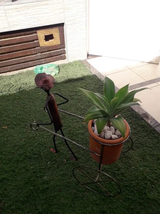 Decoração de Jardim em Ferro - Estilo Rústico - Foto 3
