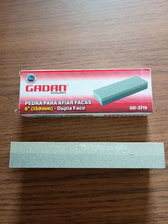 PEDRA DE AFIAR 6\" (150mm) - GADAN  - Foto 4