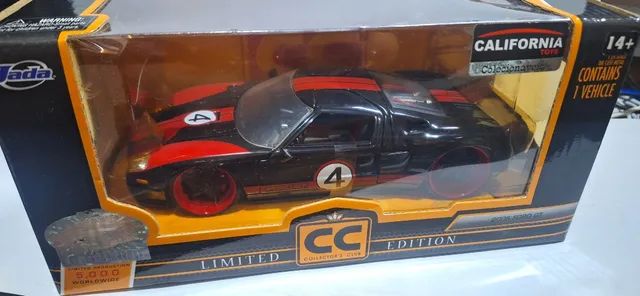 miniatura ford gt 2005 - 1:24 - jada colecctor club - edição limitada de 5000.