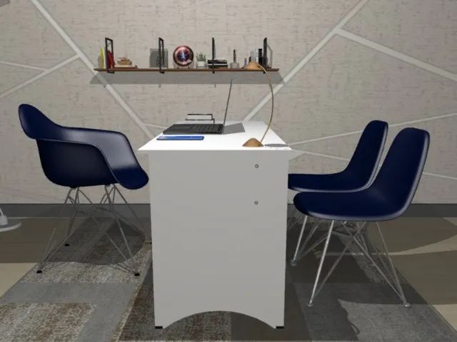 Mesa Top Best Work. Em MDF: Medidas L120cm x P70cm x A74cm - Foto 3