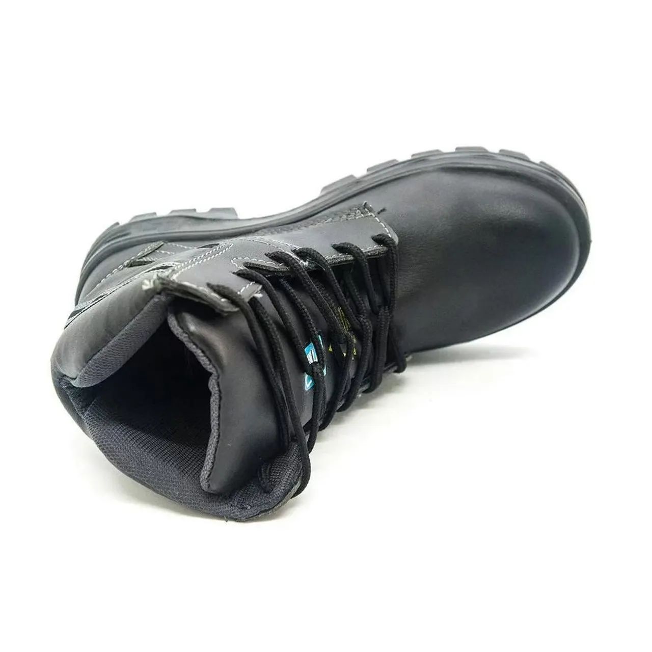 Bota Segurança Couro Preto Marluvas  Bico Composite palmilha antiperfurante