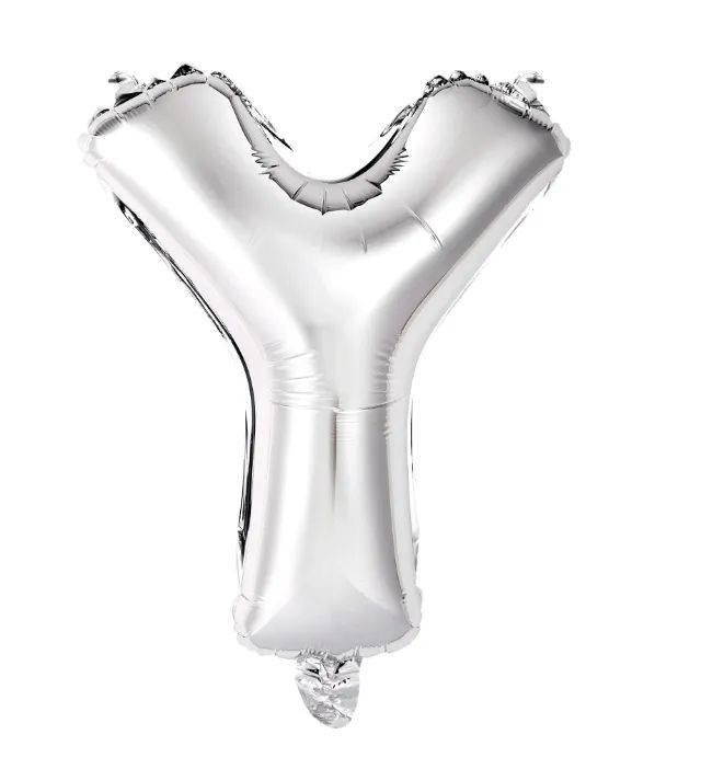 Balão Metalizado Letras  Ballon Letter 16" 40cm  Wb Cn498 - Letra Y - Foto 2