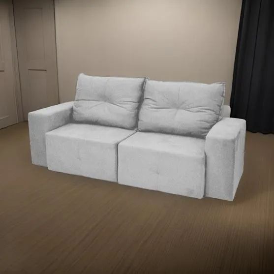 Sofá Retrátil Reclinável Clássico - Conforto e Simplicidade - Foto 4