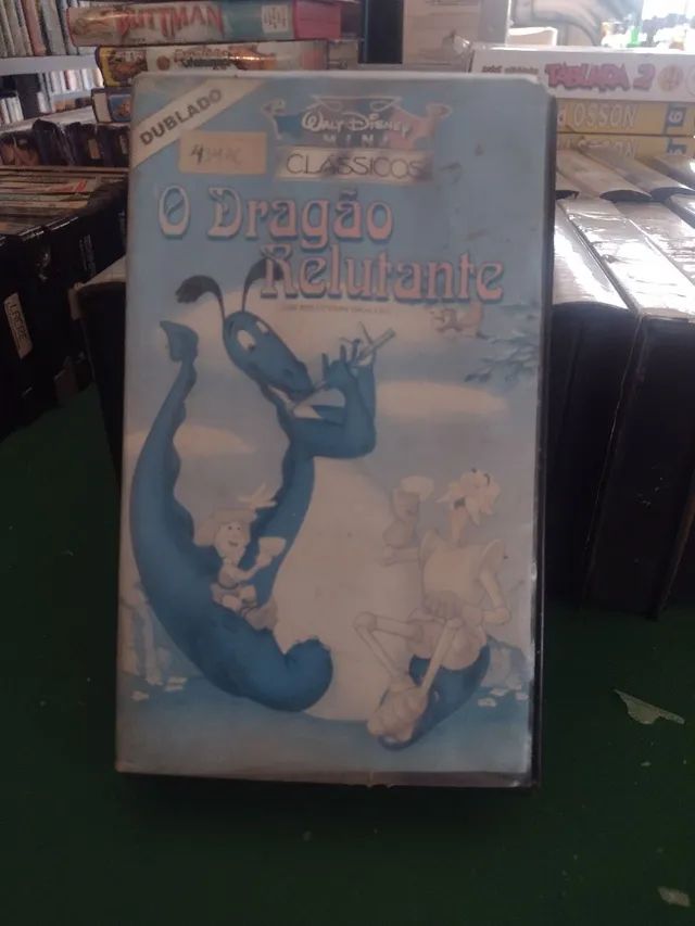 VHS O Dragão Relutante - Disney