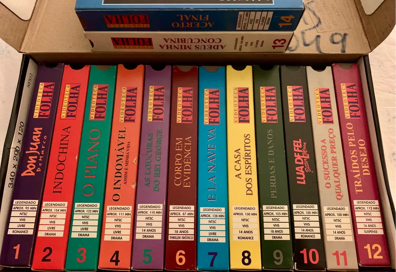 Coleção VHS Clássicos do Cinema + BRINDE