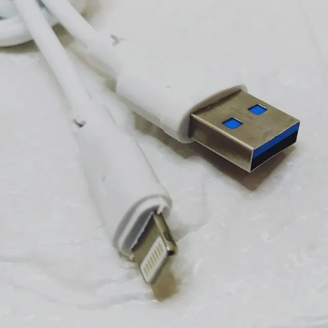 Cabo Usb Tipo Iphone 3a Ios 1000mm Lukton My-0030-i8 - Foto 2