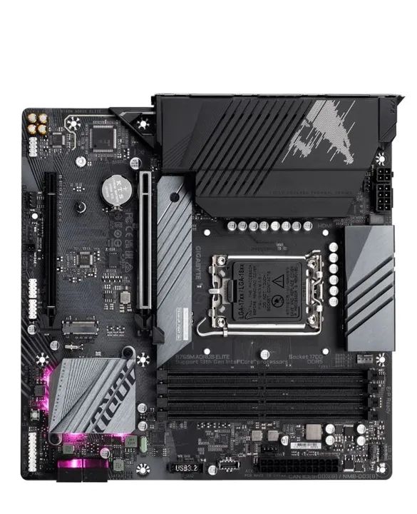 Placa Mãe Gigabyte B760M Aorus Elite LGA 1700, DDR5 com i5 14600K - Foto 4