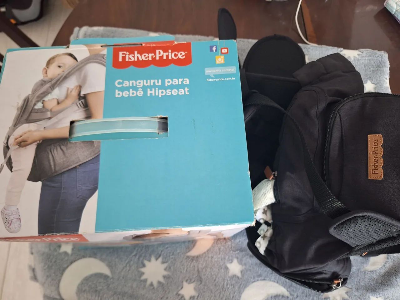 Canguru para bebê hipseat - Foto 3