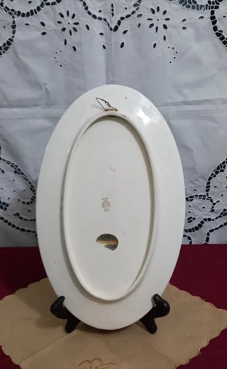 Antiga Placa Delft De Porcelana Alema De Parede - I I - Foto 4