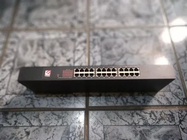 switch de rede 24 portas encore /reparo