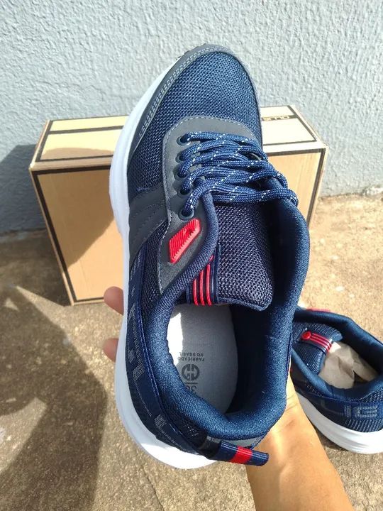 Tênis Masculino Azul - Conforto e Estilo - Foto 4